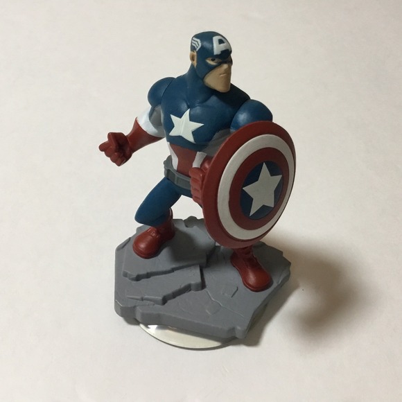Disney Other - Disney Infinity 2.0 Captain America Marvel Avengers Figure Character INF-1000100